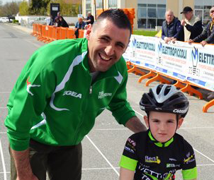 Aldo Zanetti with son Alessandro