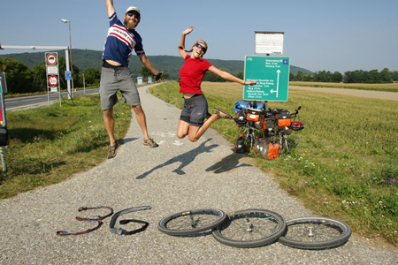 Anita e Andreas - Bike Tour long 36500 Km